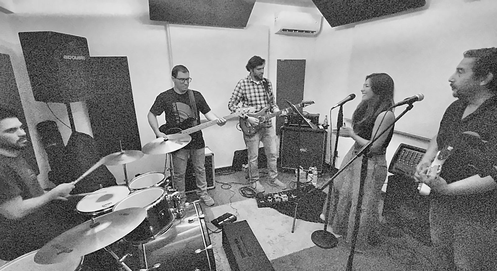 Beauties & Beat en la sala de ensayo